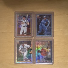 Topps MLB Baseball Trading Card Lot 4 Cards Will Clark Biggio Witt Jr Acuna Jr