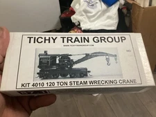 New Tichy Train Group #4010 120 Ton Brownhoist Wrecking Crane | HO Scale Kit