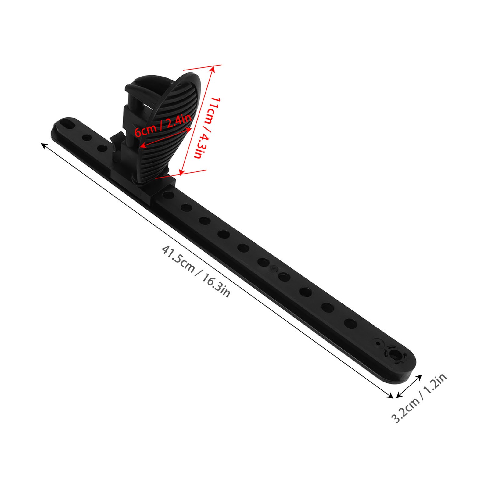 Kayak Foot Pegs Adjustable Locking Wearable Canoe Foot Brace Pedals For Boat 1 P
