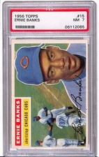 1956 Topps - Ernie Banks #15 PSA 7 