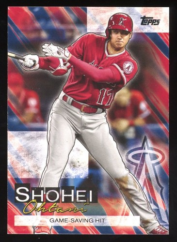 2019 Topps Update Shohei Ohtani Player Highlights Game Saving Hit #SO-9