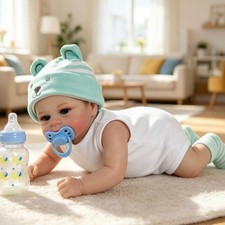 Lifelike Reborn Baby Dolls Vinyl Silicone Realistic Newborn Boy Doll Baby Gifts
