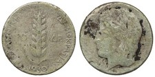 Greece - 10 Drachmai 1930 - Silver