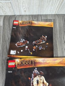 Lego 79010 The Hobbit The Goblin King Battle Instruction Manuals Only - 3 Books