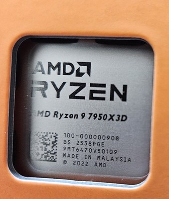 AMD Ryzen 9 7950X3D CPU ジャンク AMD Ryzen 9 7950X 3D 5.70GHz CPU (100-100000908WOF) for sale