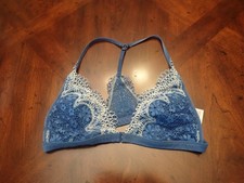 Victoria Secret Blue Lace Body By Victoria Bralette Size S/P