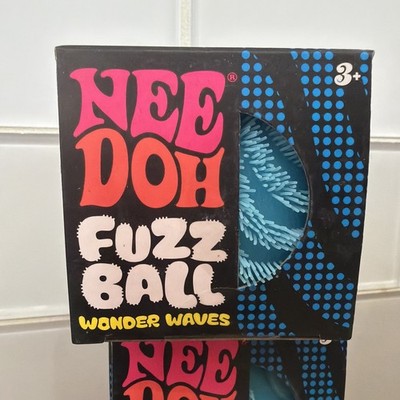 Needoh Fuzz Ball Wonder Waves - Blue Nee Doh brand new viral squishy  