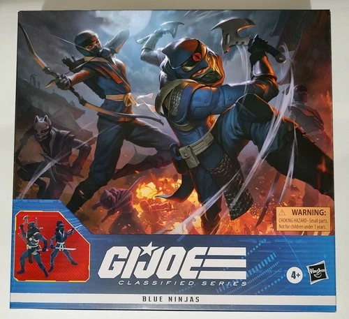 G.I. Joe Classified Blue Ninjas Figures #51 See Description.