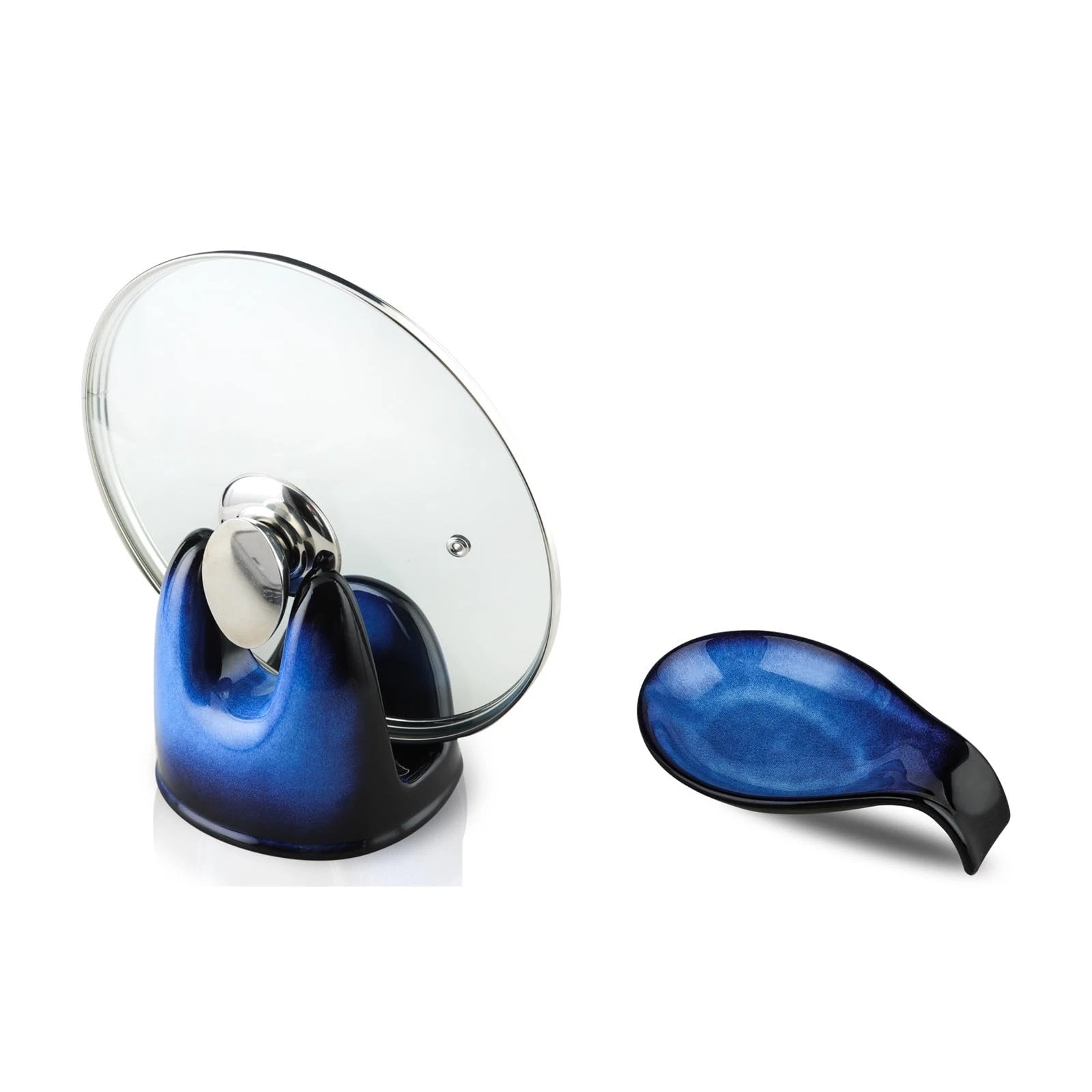 Pot Lid Holder and Spoon Rest for Kitchen Counter/Stove Top While Cooking - H...