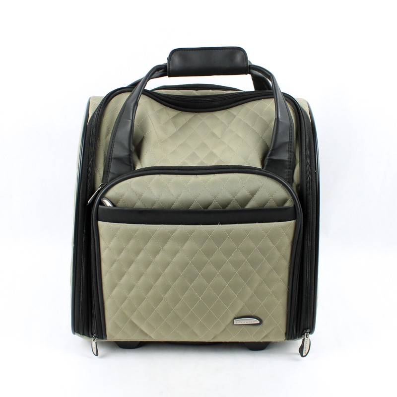 Bolso De Mano Travelon Beige De 2 Ruedas Para Llevar Debajo Del Asiento