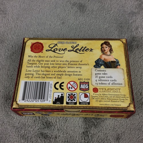 Love Letter Court the Royal Princess of Tempest Card Game Complete AEG - Picture 5 of 8