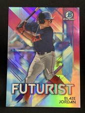 2021 Bowman Chrome Blaze Jordan Futurist RC FUT-BJ Boston Red Sox Refractor