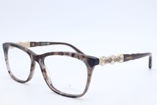 New Swarovski SW5133 Fancy 059 Women s Crystals Grey Eyeglasses Frames 54-15-140