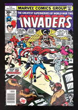 INVADERS #14 Rare Hi-Grade Bronze Age 1st CRUSADERS JACK KIRBY Cover Marvel 1977