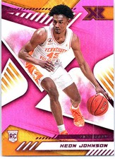 2021 Panini Chronicles Draft Picks #166 Keon Johnson Tennessee Volunteers Pink