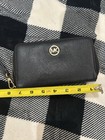 MK Michael Kors Pebble Black Zip Around Wallet — photo 2