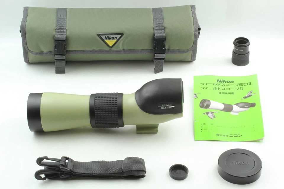 [Near MINT w/ Case ] Nikon Field Scope Fieldscope II D60 20x Eyepiece From JAPAN - Image 2 of 4