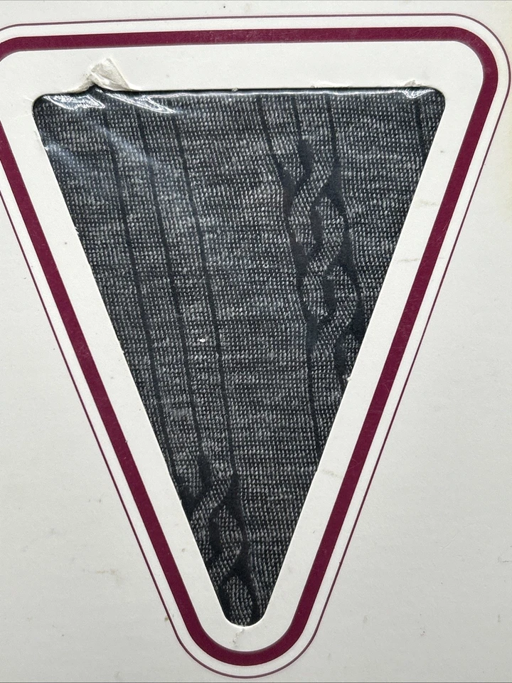 复古棉质电缆针织内裤软管灰色/木炭 Hanes Dark Academia Nerd Geek 全新 — 第 2/4 张图片