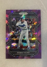 2023 Panini Prizm - Robin Yount #89 Purple Ice Prizm