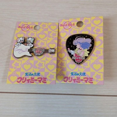 Hard Rock Cafe Creamy Mami Magic Angel Pin Badge Set Guitar Pick 2pcs New