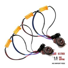 3157 4157 LED Load Resistor Kit 50W 8ohm Turn Signal Bulb Relay Harness