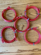 Lot of 5 - CAT 6 Red 5FT Ethernet Patch Cables