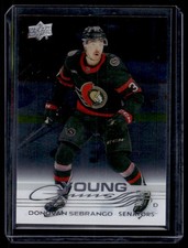2025-26 Upper Deck Series 1 Young Guns Clear Cut Donovan Sebrango Rookie #229