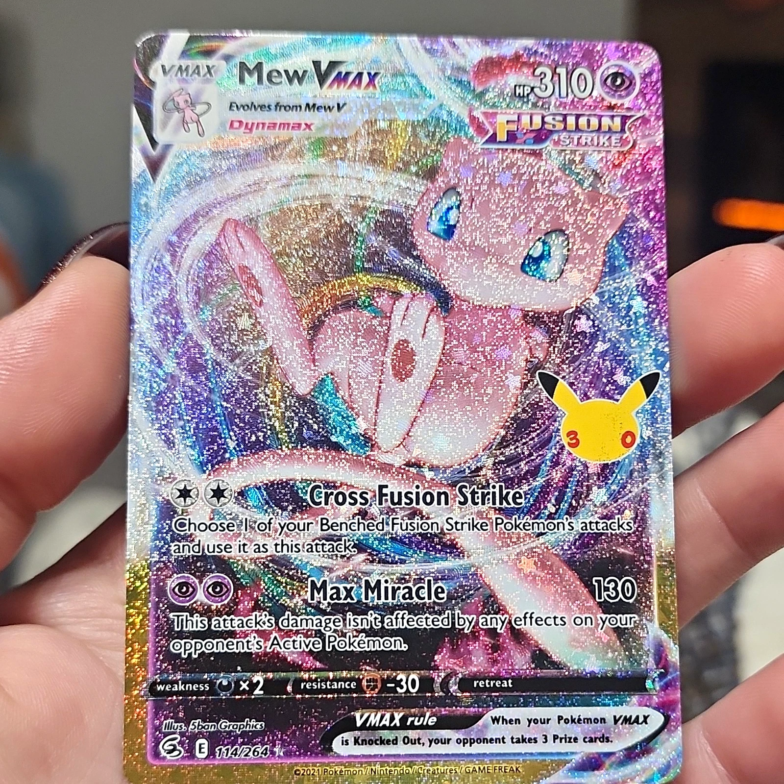 Mew VMAX - Fusion Strike #269 Price & Value ($241.82) | PokeScope