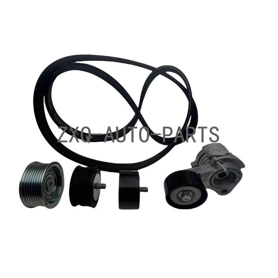 Kit de 5 polias tensoras de correia de transmissão fabricante de equipamento original conjunto de 5 para BMW 740i 740Li X6 ACC. - Imagem 2 de 4