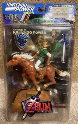 Joyride Studios Presented By Nintendo Power TLOZ OOT  Link and Epona Figures 