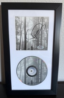 Taylor Swift Signed CD Cover Framed PSA/DNA Folklore Autographed
