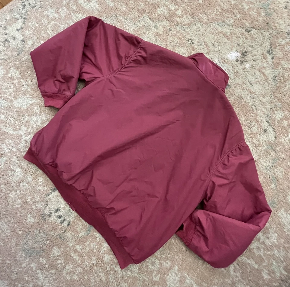 Chaqueta De Colección LL Bean Calentamiento Mediana Rd Borgoña 5951 Hecha en EE. UU. Exterior Foto 4 de 4