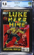 Luke Cage #166 CGC 9.8 Lenticular Cover Variant Edition 2017 Marvel Dave Johnson