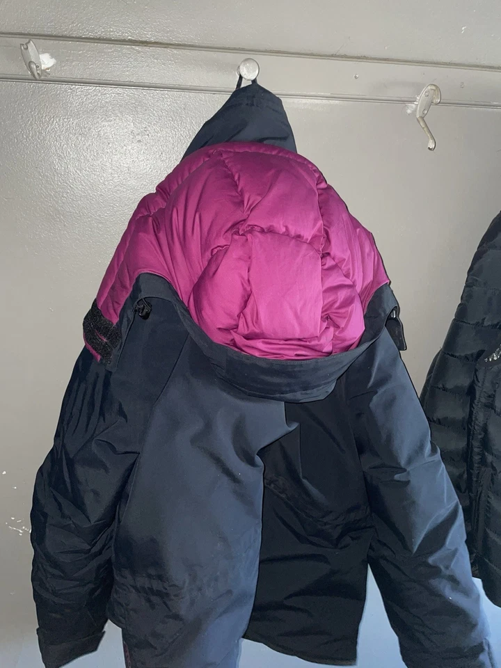 Parka para hombre Marmot Mammoth negra/púrpura talla mediana Foto 2 de 4