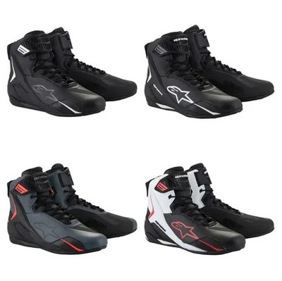 Alpinestars Faster 4 Shoes Adult 7-13.5 Black White Gray Red