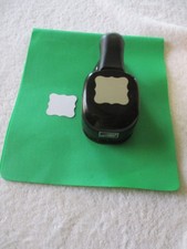 Stampin&rsquo; Up Whale Tail Curly Label Punch 1  1/2 x 1  1/2 Square