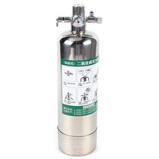 Aquarium CO2 Generator System Kit Stainless Steel Cylinder Carbon Dioxide Plants