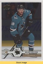 2019-20 Upper Deck Silver Foil Melker Karlsson #416 READ 1o7y