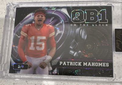 Wild Card 2026 On the Clock Patrick Mahomes Chiefs #OCW-BK-PM /9