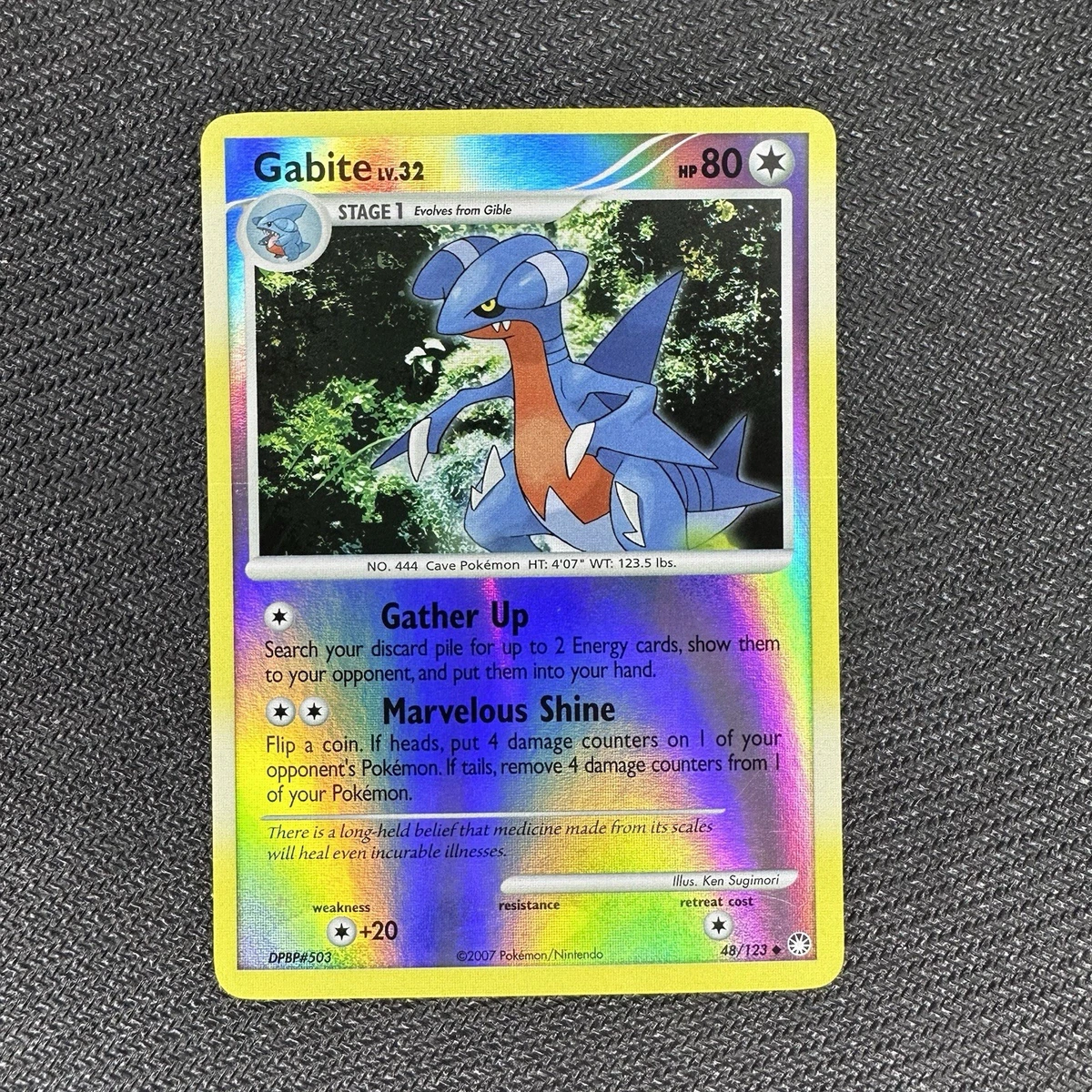 pokemon gabite card Amazon.com: Pokemon - Gabite (69/122)