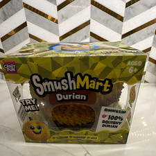 Crazy Fun SmushMart Durian Squishy Tactile Squeeze Toy Yellow/Green Brand New