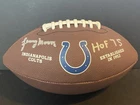 Lenny Moore Autographed Wilson Super Grip Colts Football Schwartz Sports COA