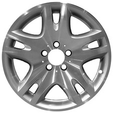 65295 OEM Used Mercedes E 2003-2007 16 inch Wheel Rim Machined and Silver