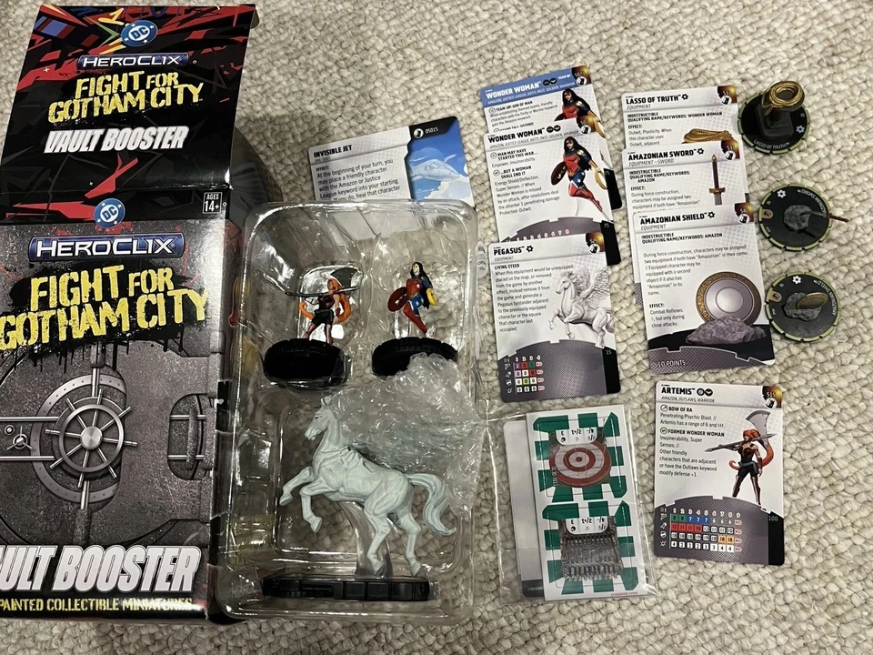 Heroclix DC Fight For Gotham City Vault Booster Pegasus Wonder Woman Amazonian - Image 1 of 3