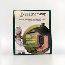 FeatherSnap Smart Bird Feeder with AI Bird Identification and HD Camera