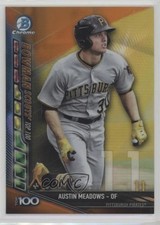 2017 Bowman Chrome Scouts Top 100 Orange Refractor 17/25 Austin Meadows s3g