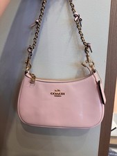NWT Coach Teri Mini Crossbody Bag With Bows In Soft Pink CDW68