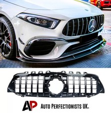 For Mercedes A Class W177 AMG Line Gloss Black PANAMERICANA GT Grille Grill