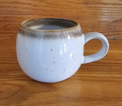 Hearth & Hand with Magnolia Stoneware Mug Speckled White Micro DW Safe 4"Dia10oz - Picture 6 of 8