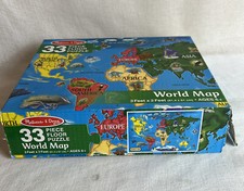 Melissa Doug LCI446 Floor Puzzle World Map 3 feet x 2 feet